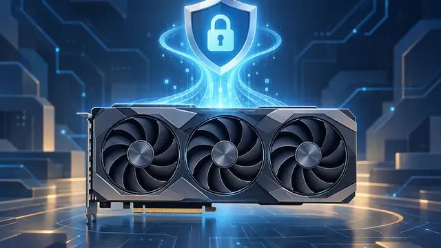 사파이어, RX 7000 vBIOS 보안 업데이트 — 기사 주제를 표현한 AI 생성 개념 삽화