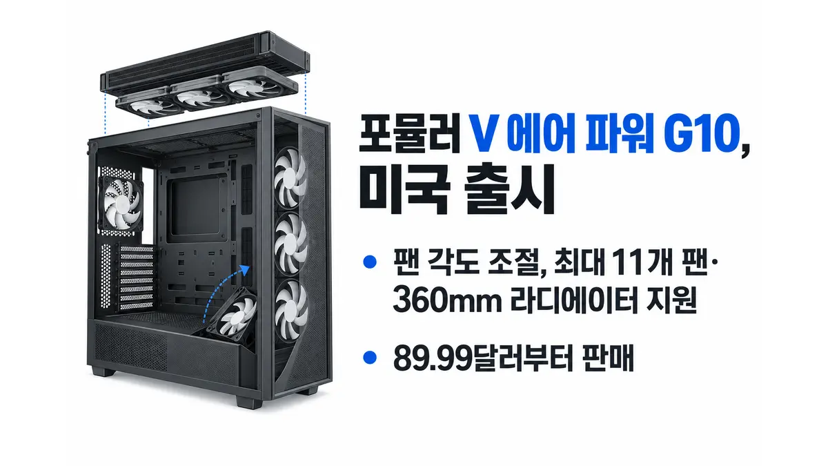 포뮬러 V, 에어 파워 G10 미국 출시 — 기사 주제를 표현한 AI 생성 개념 삽화